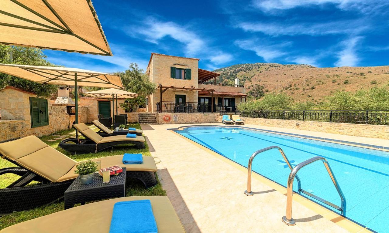 Villa Stelios Private Pool جورجيوبوليس المظهر الخارجي الصورة